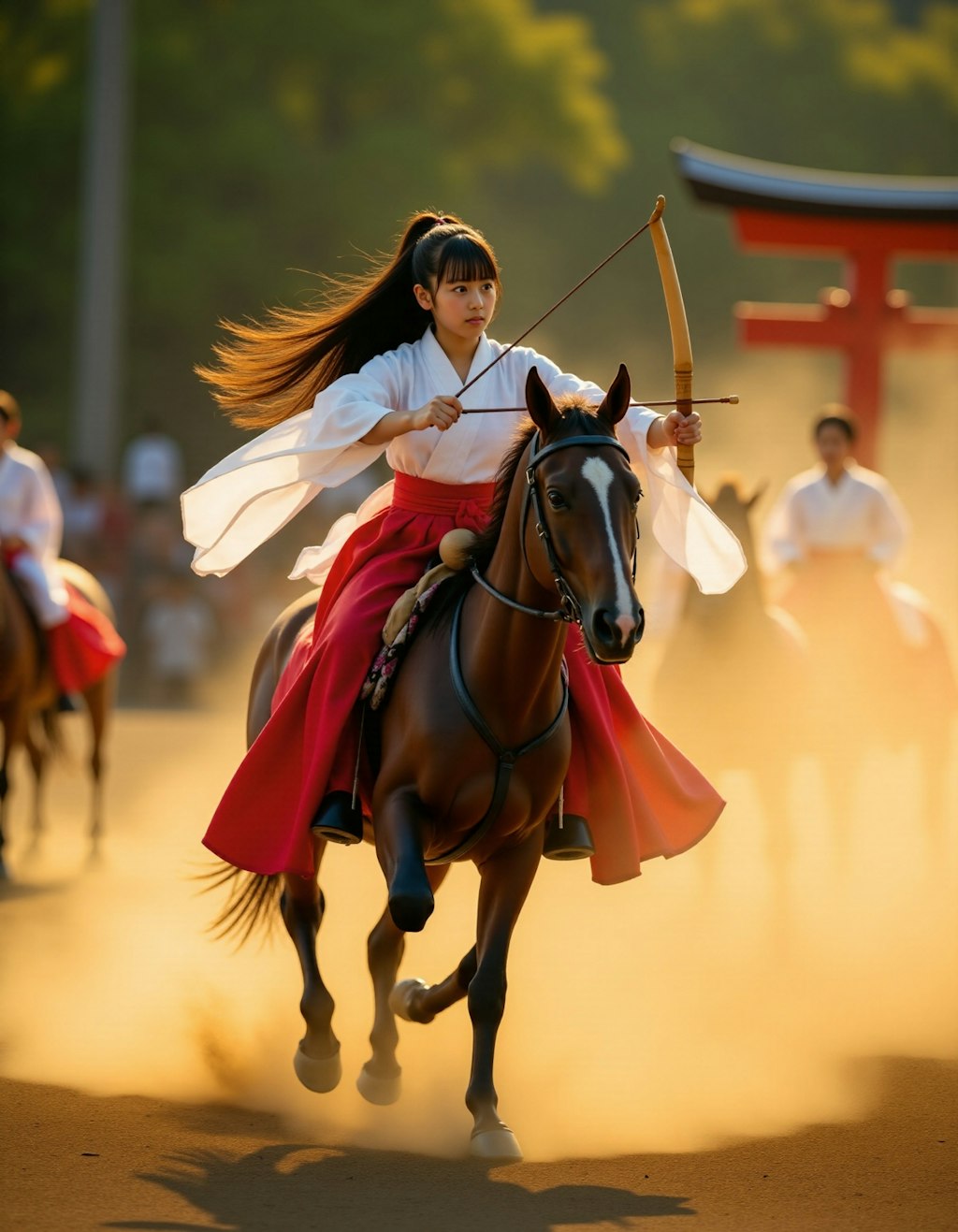 流鏑馬巫女