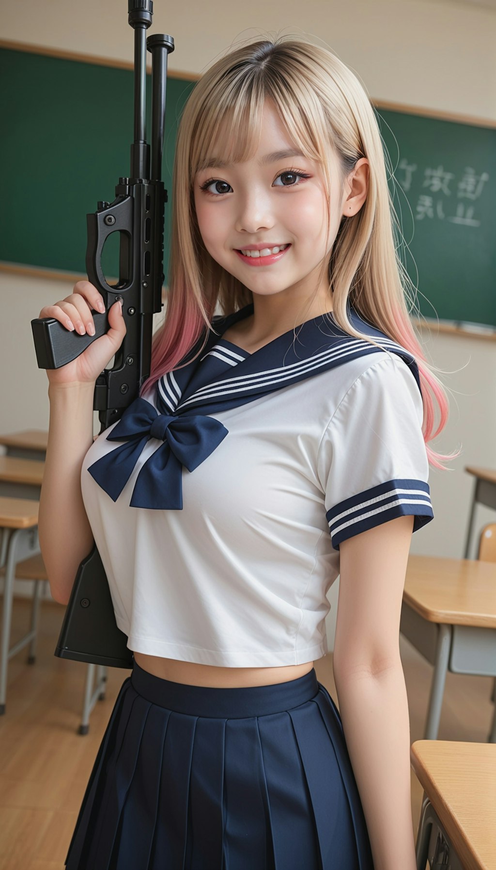 セーラー服と機関銃 Chichi Pui（ちちぷい）aiグラビア・aiフォト専用の投稿＆生成サイト