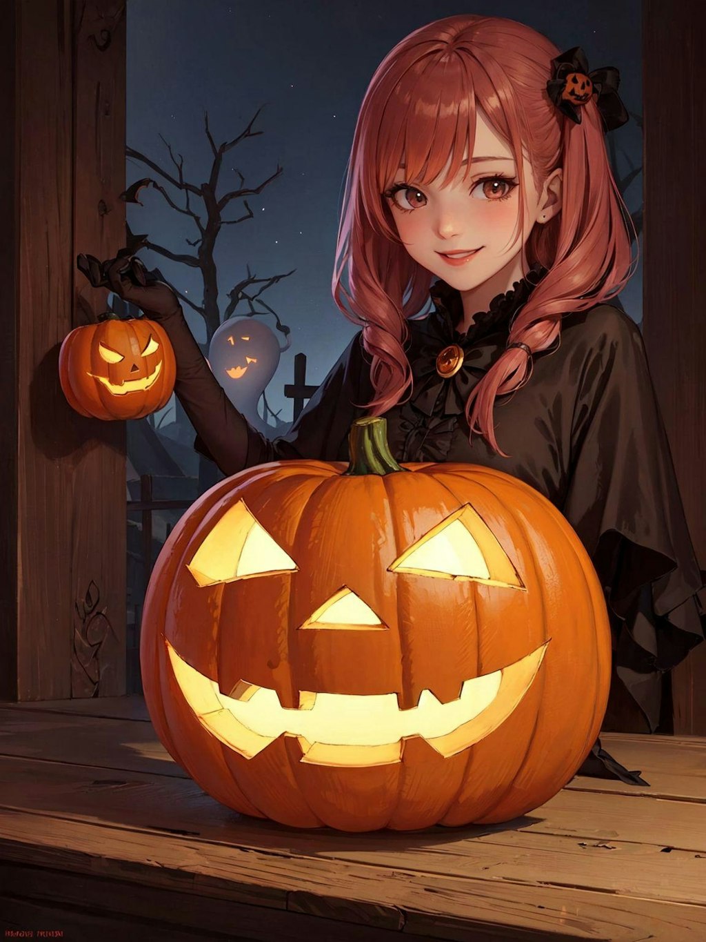 ハロウィーンの美女