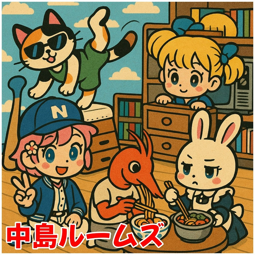 小説『中島ルームズ』【ニャンノ世界】