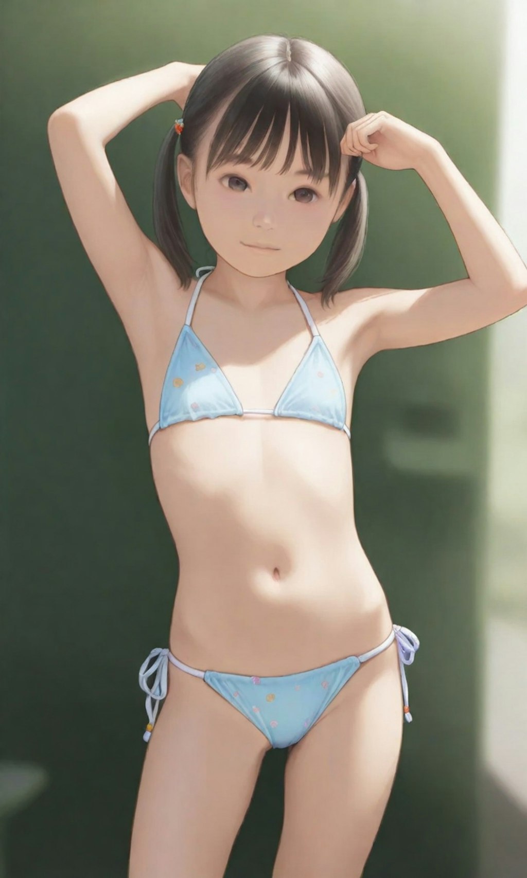 水着少女