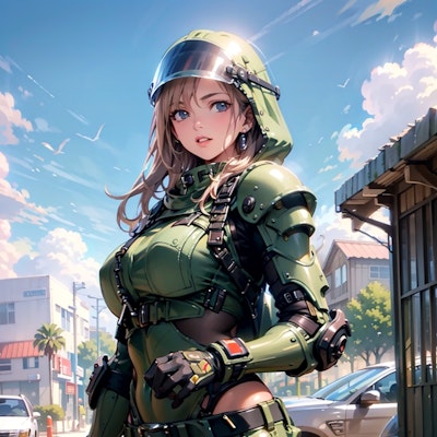 妄想軍女性兵士 1
