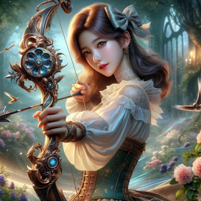 花園の守り手と宝石の弓