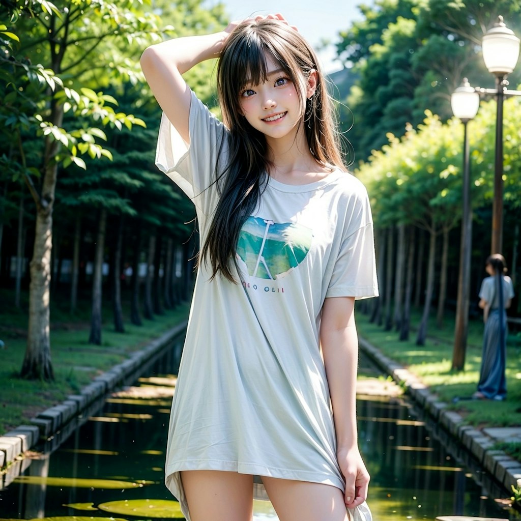 Tシャツでお出かけなの２