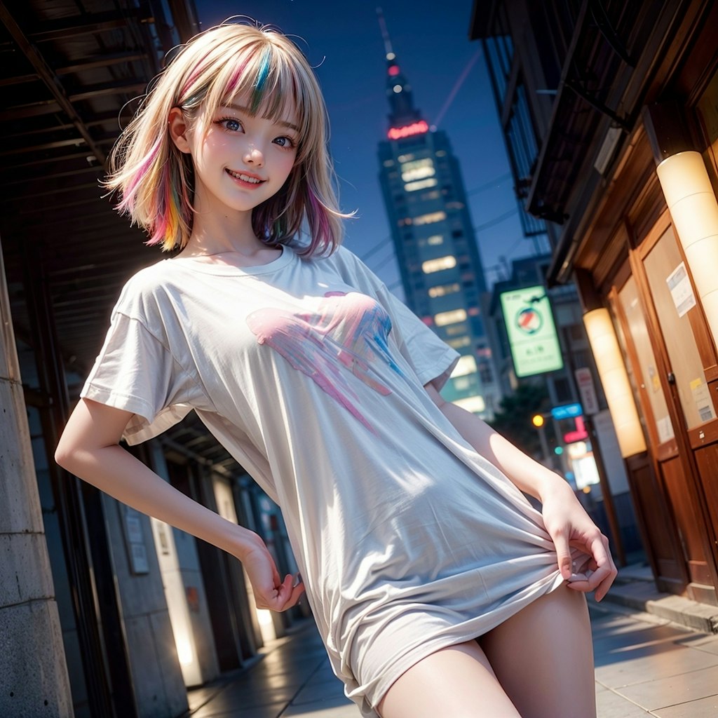 Tシャツでお出かけなの２