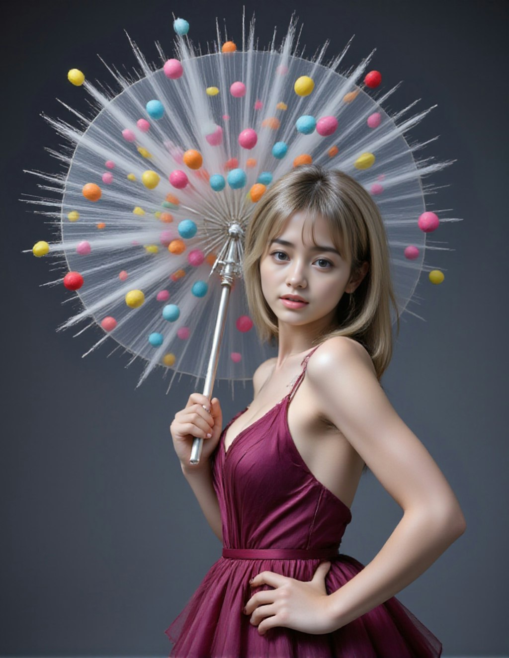 ビニール傘DEファンタジックフォト