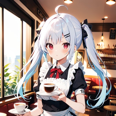 お待たせしました、珈琲と紅茶です