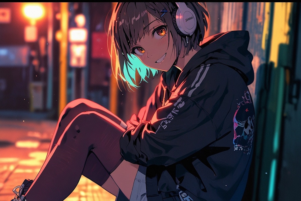 Neo Osaka Headphone Girl XL