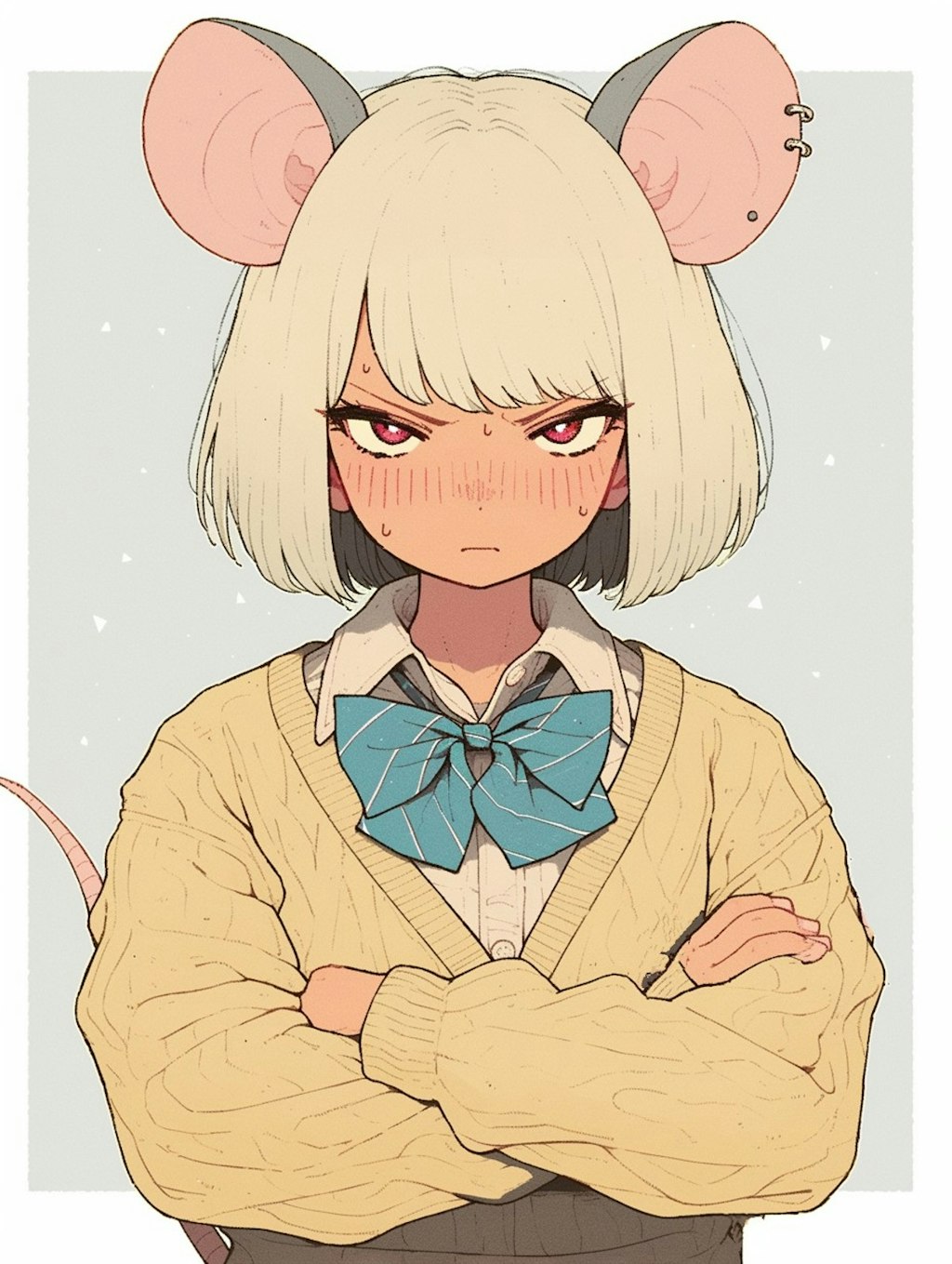 後に引けない🐭ギャル