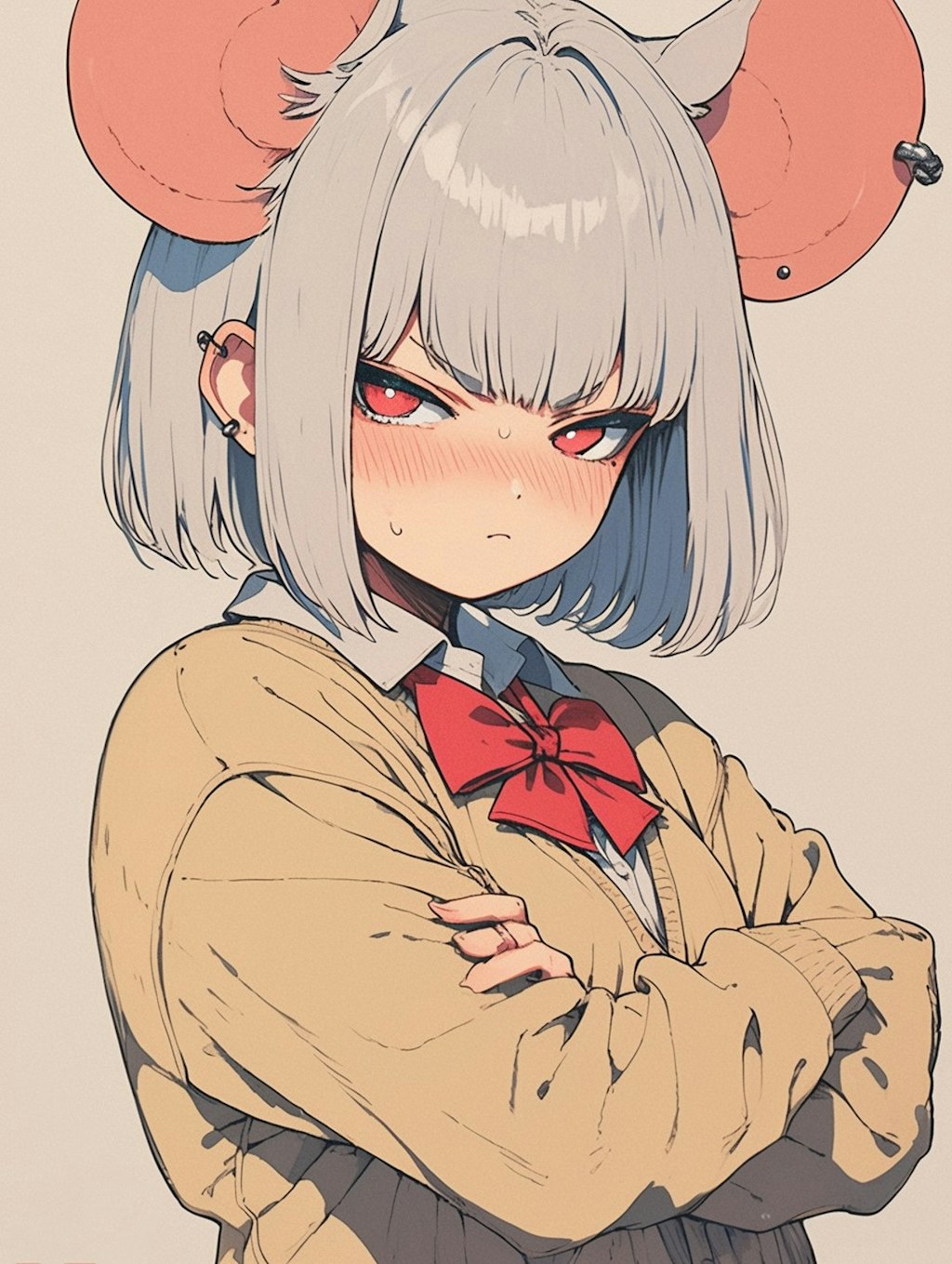 後に引けない🐭ギャル