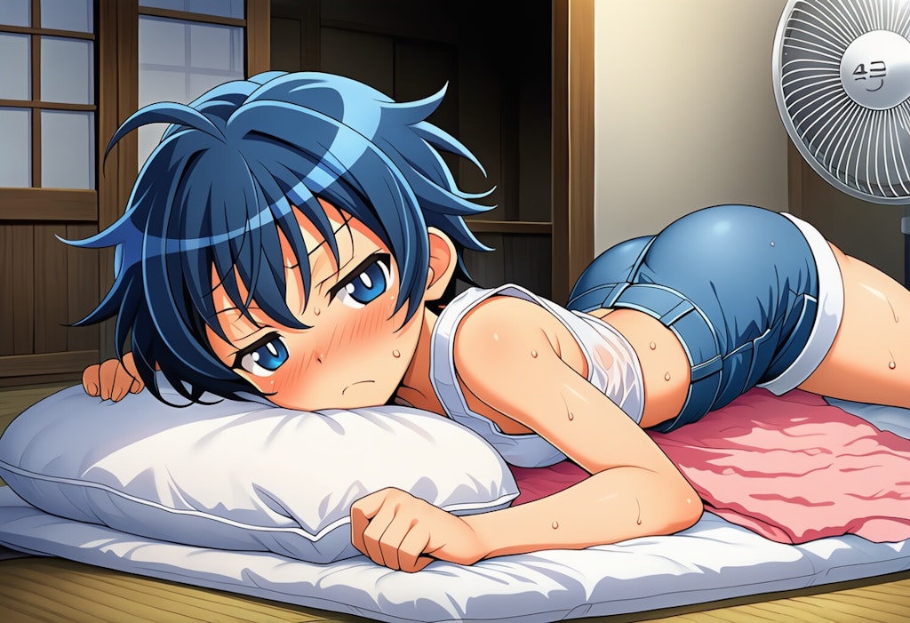 寝苦しい……