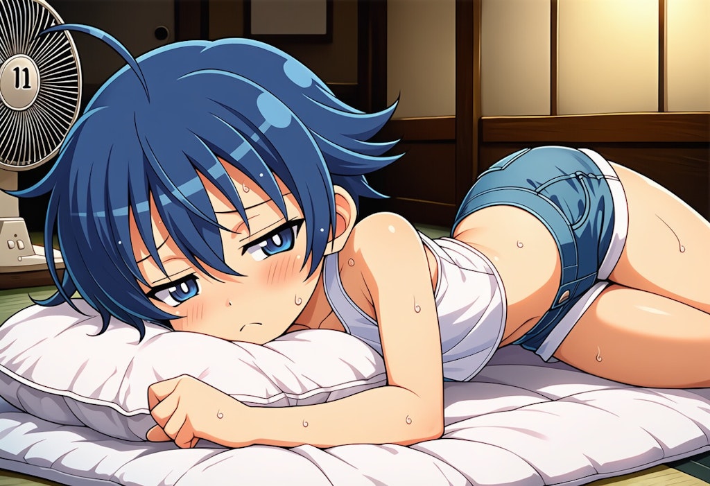 寝苦しい……