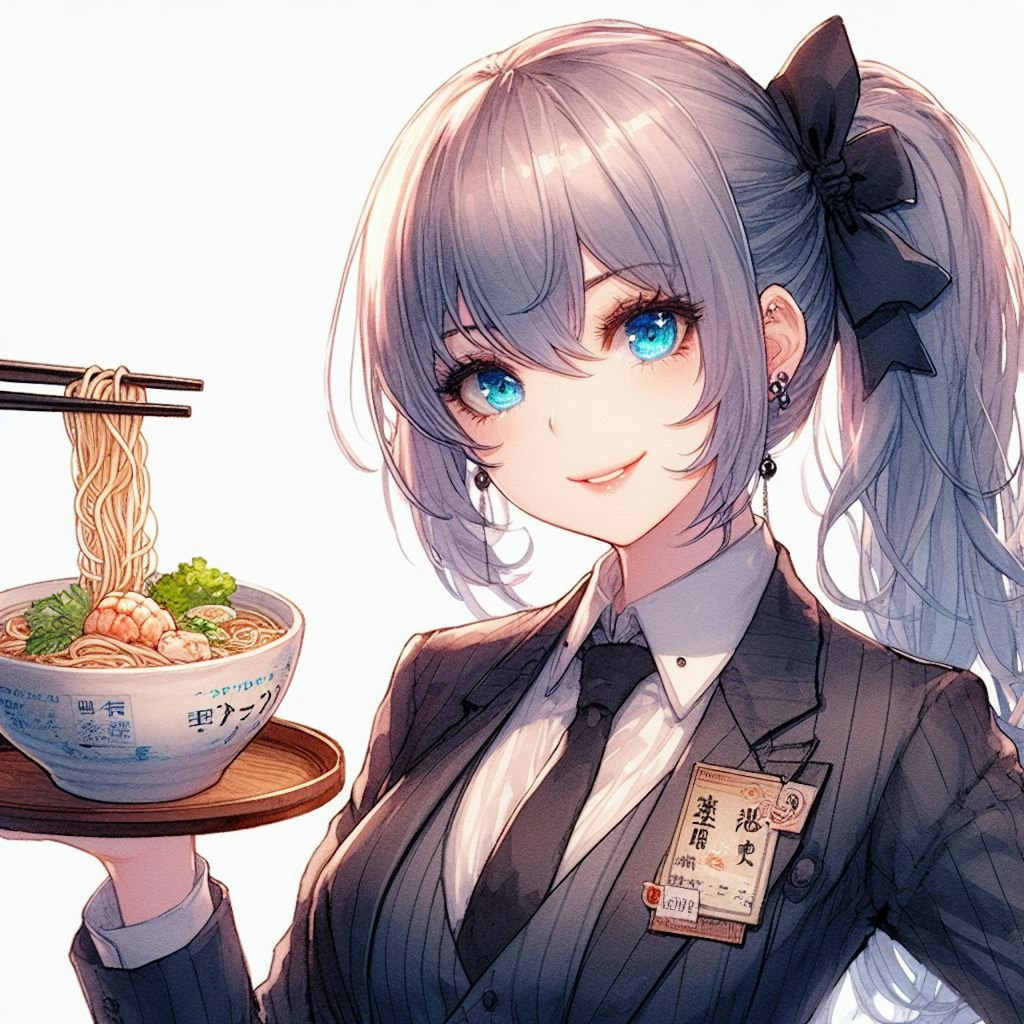お待たせしました！海鮮麺です！・・・えっ！？誰！？