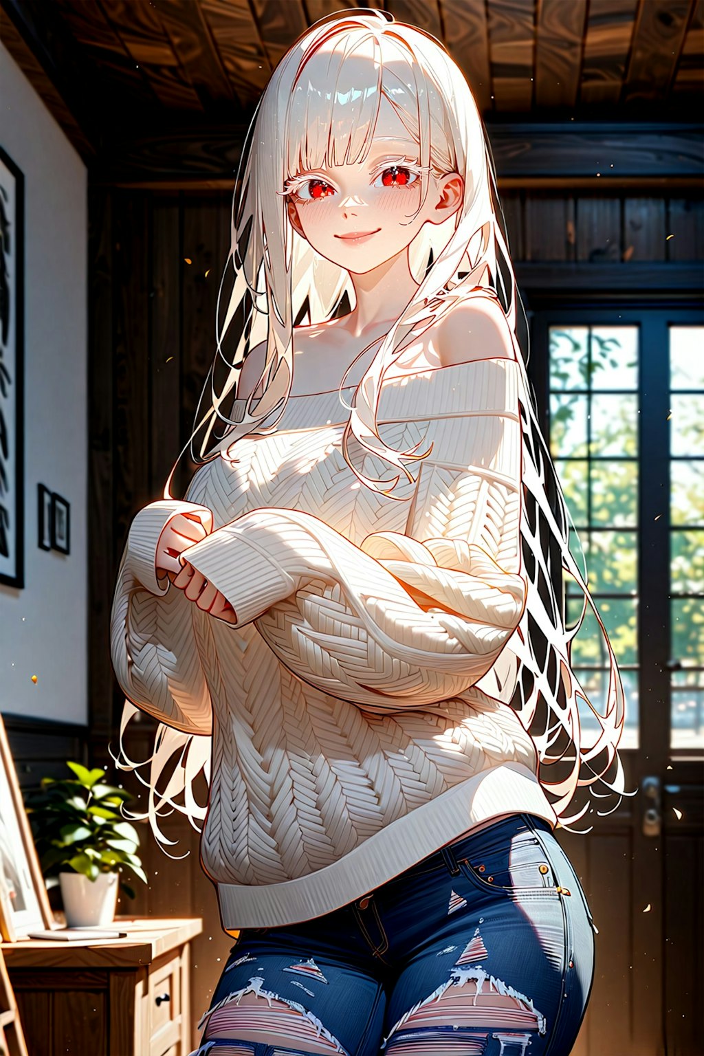 赤い瞳の女の子