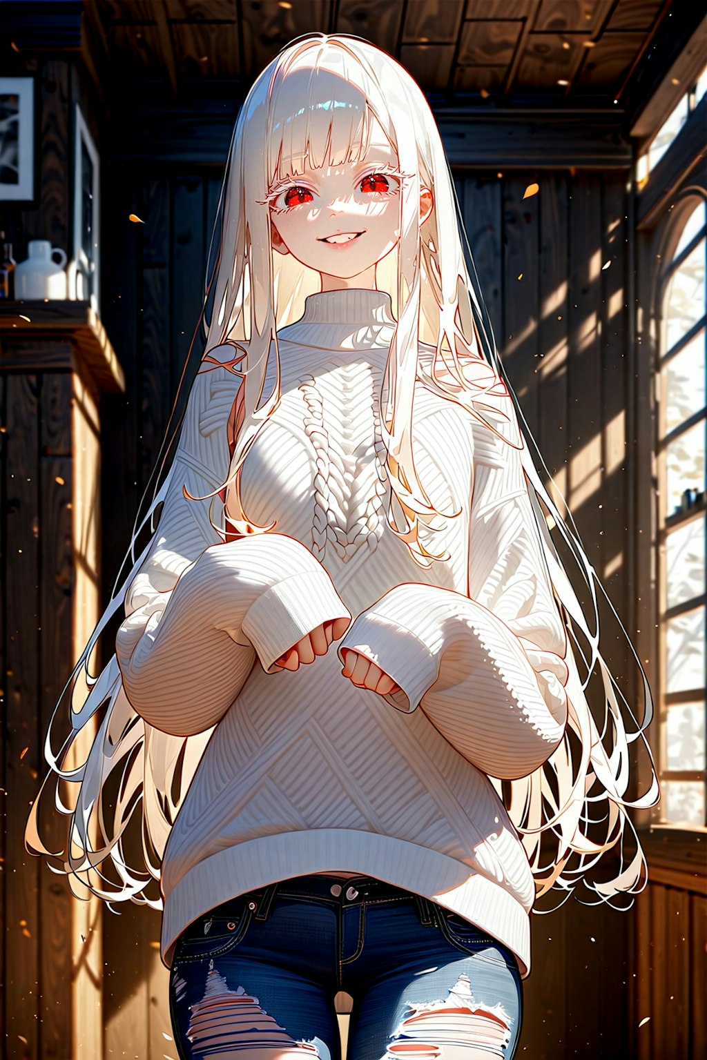 赤い瞳の女の子