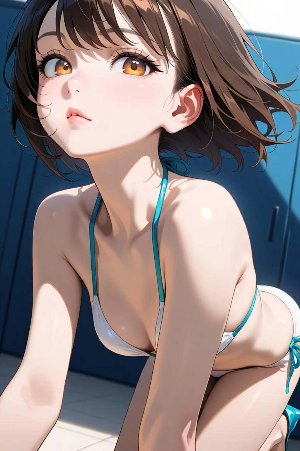 ビキニ×ハイヒール