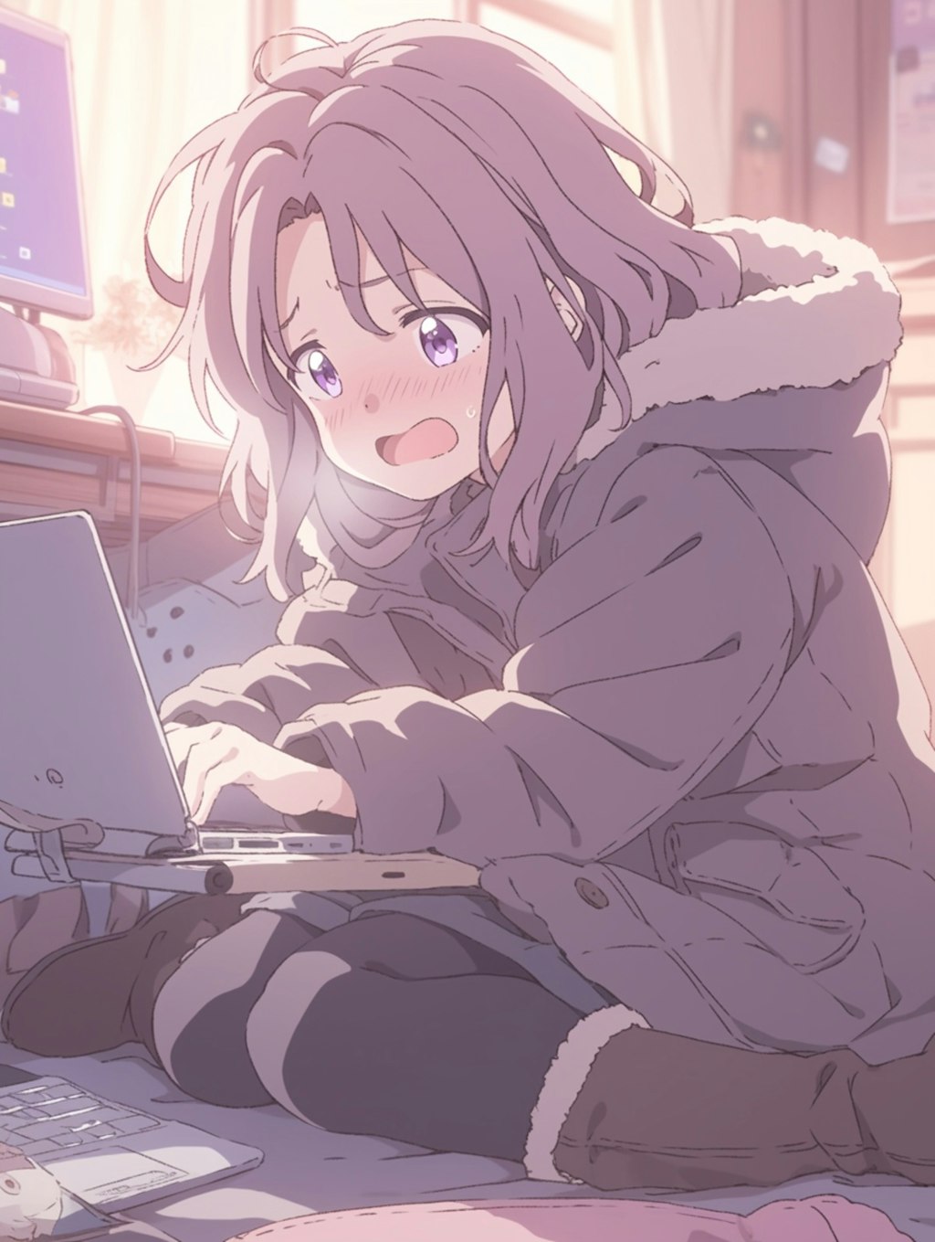 パソコンと女の子 Computers and Girls