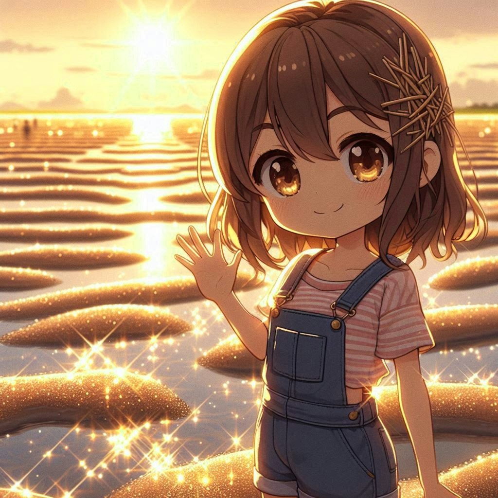 潮干狩りに行ったよ！