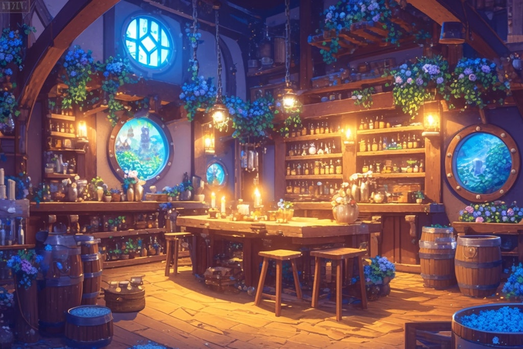 ファンタジー背景(屋内)