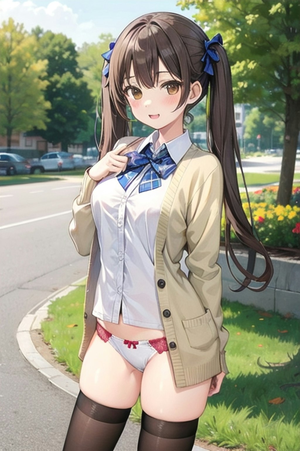 School twintails girl