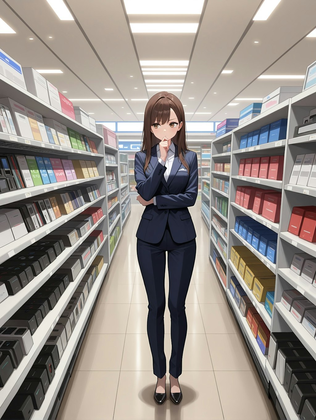 PC市場調査に行っている桐島さん