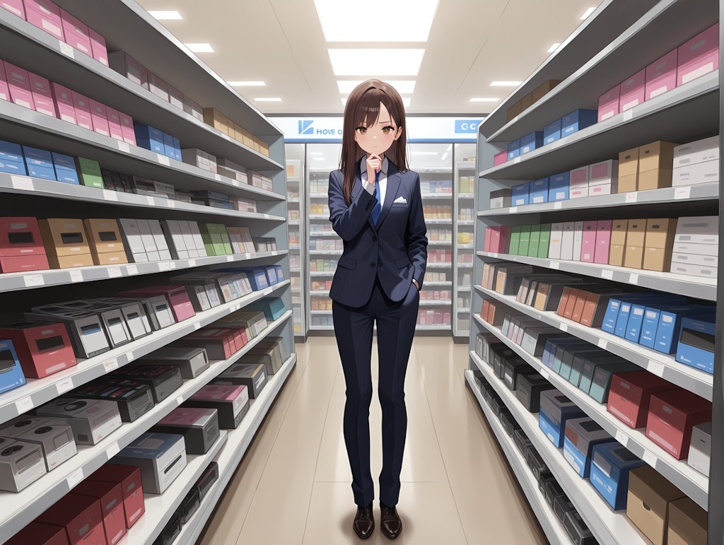 PC市場調査に行っている桐島さん