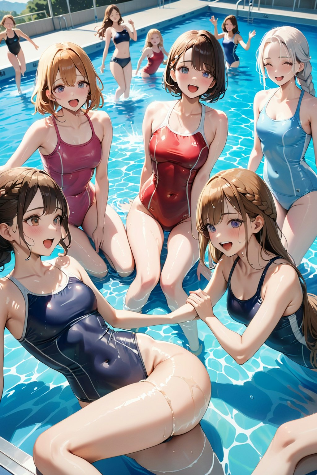 Pool girls