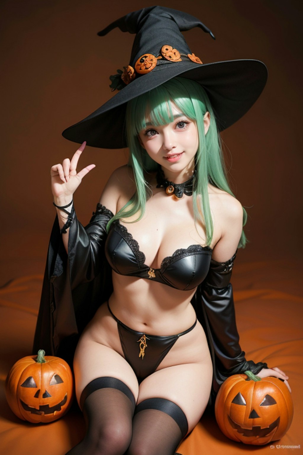 ハロウィンコスプレ グリーン6