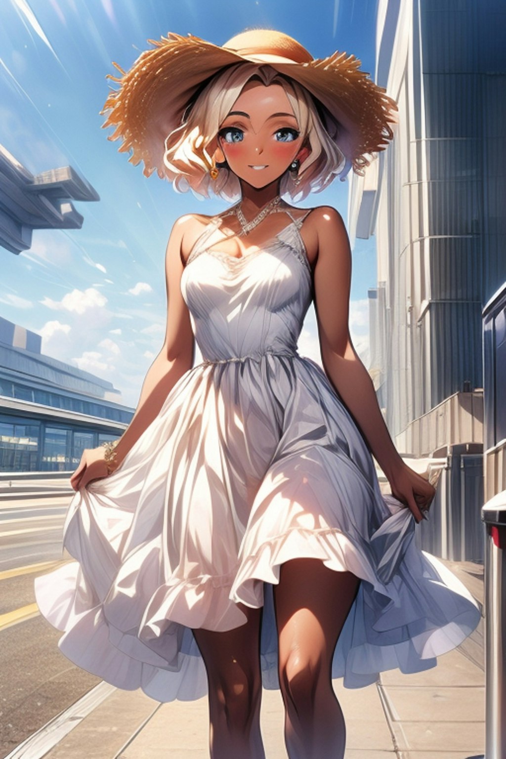 セレブな褐色美女
