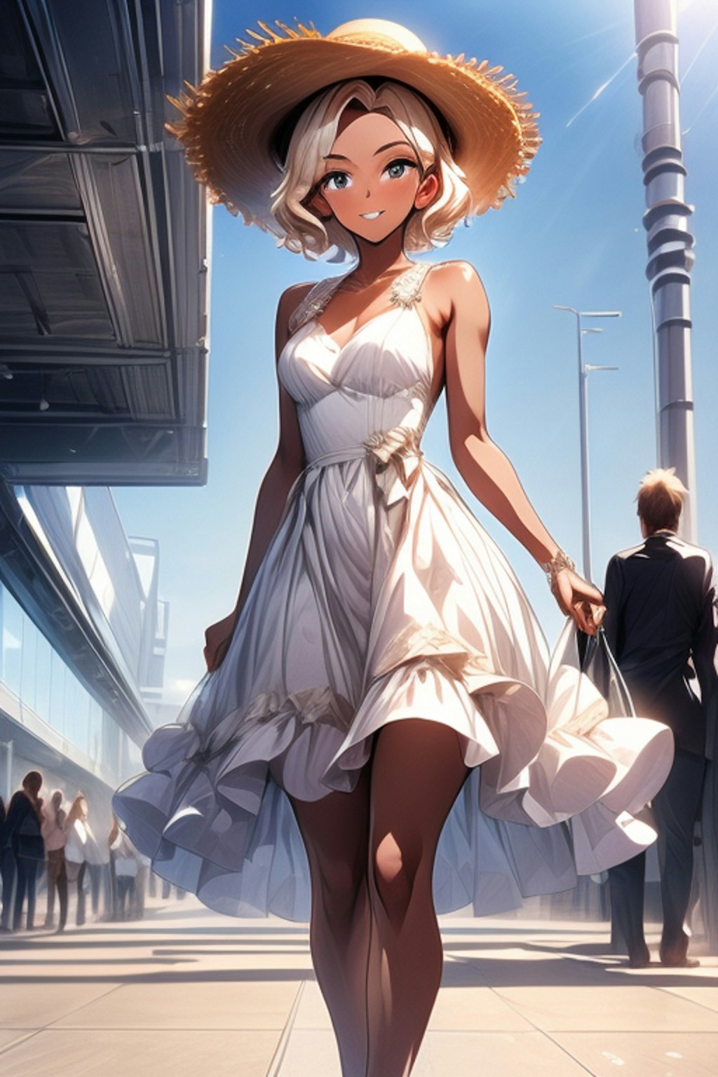 セレブな褐色美女