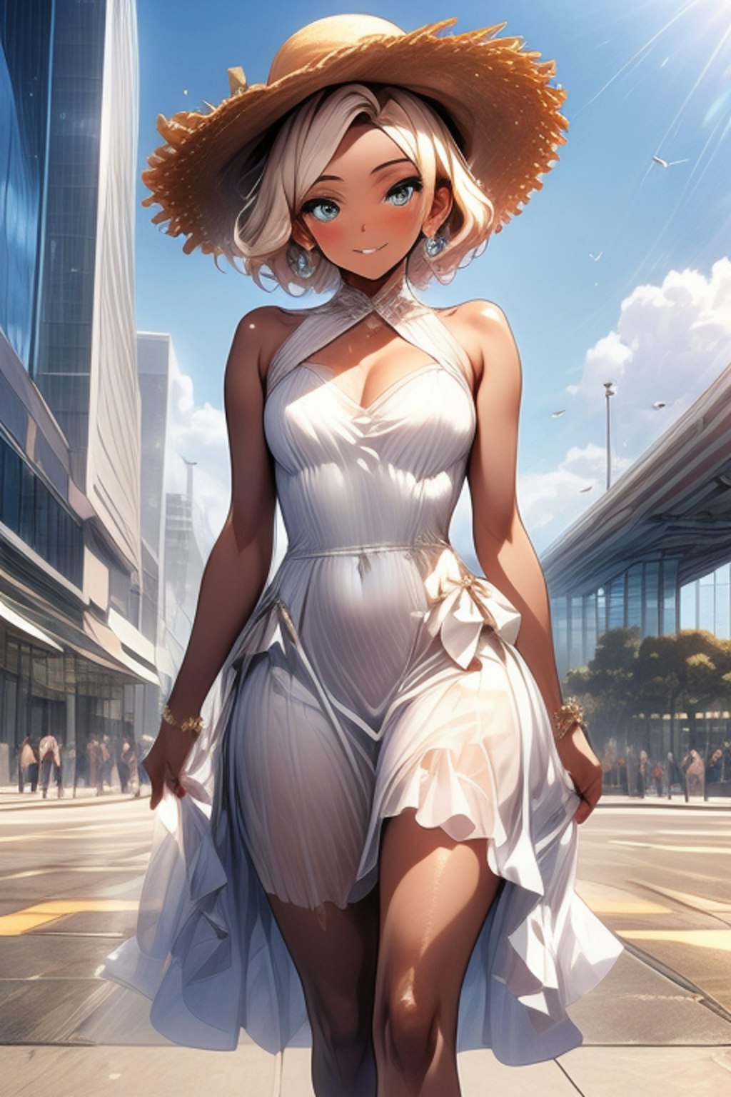 セレブな褐色美女