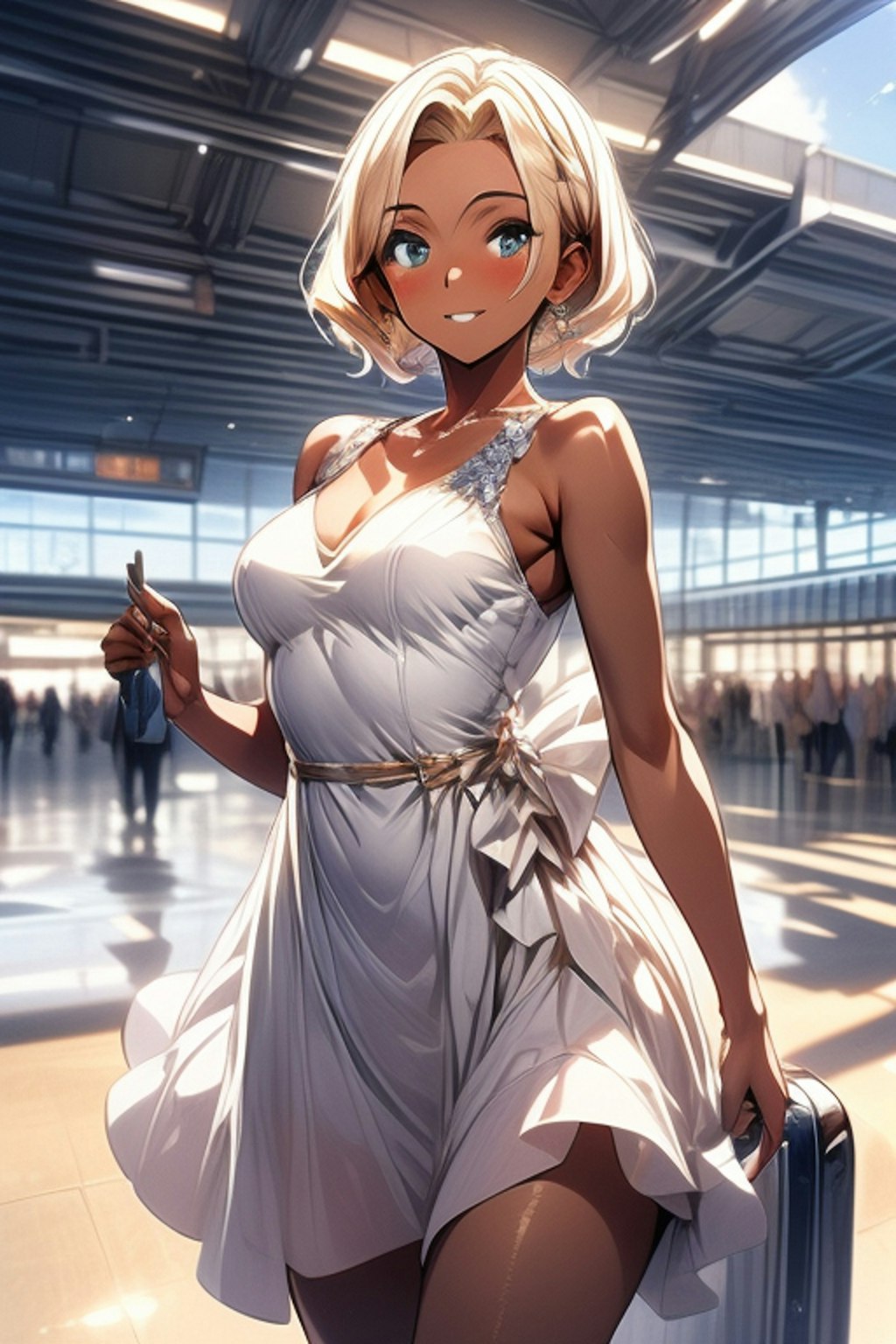 セレブな褐色美女