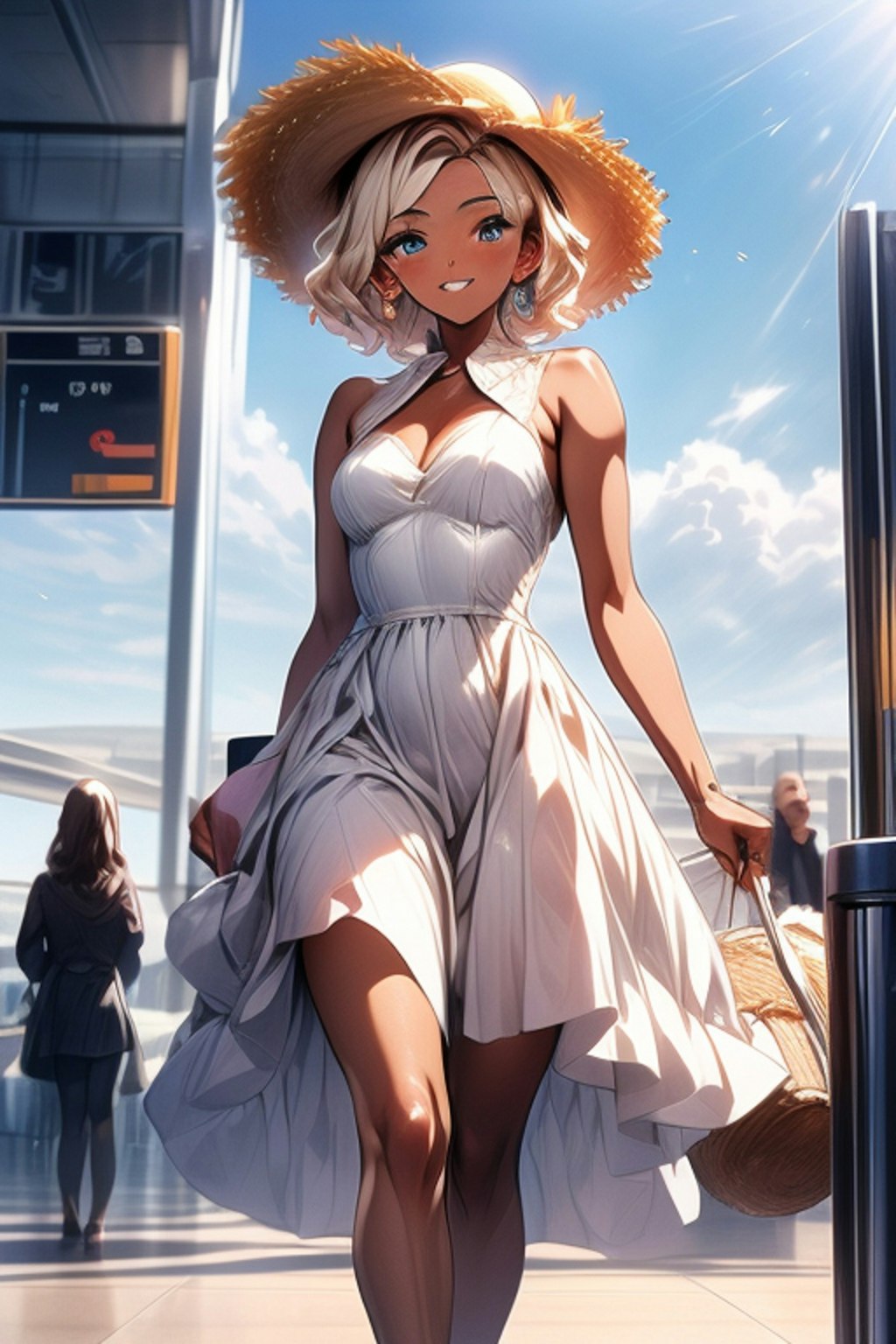 セレブな褐色美女