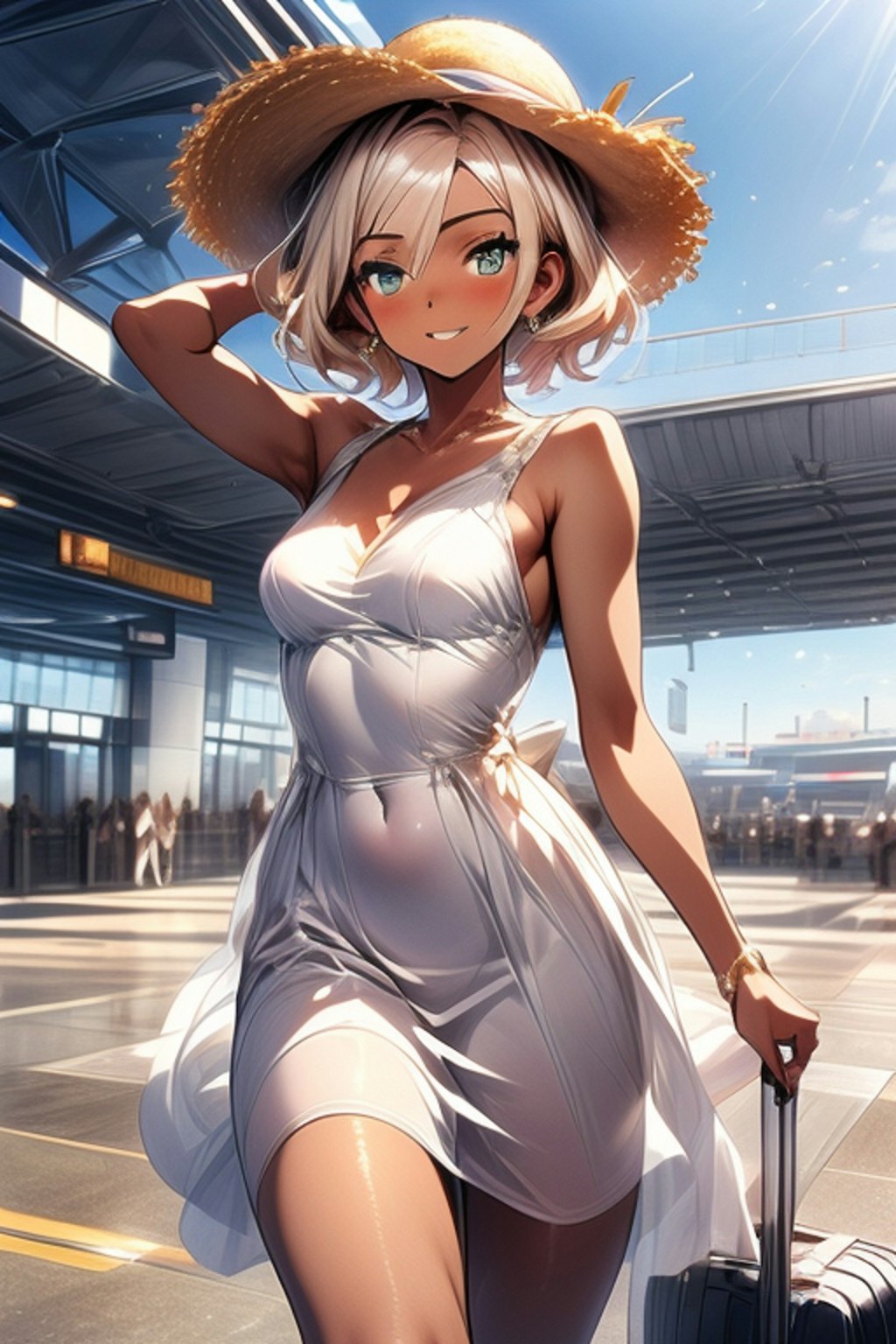 セレブな褐色美女