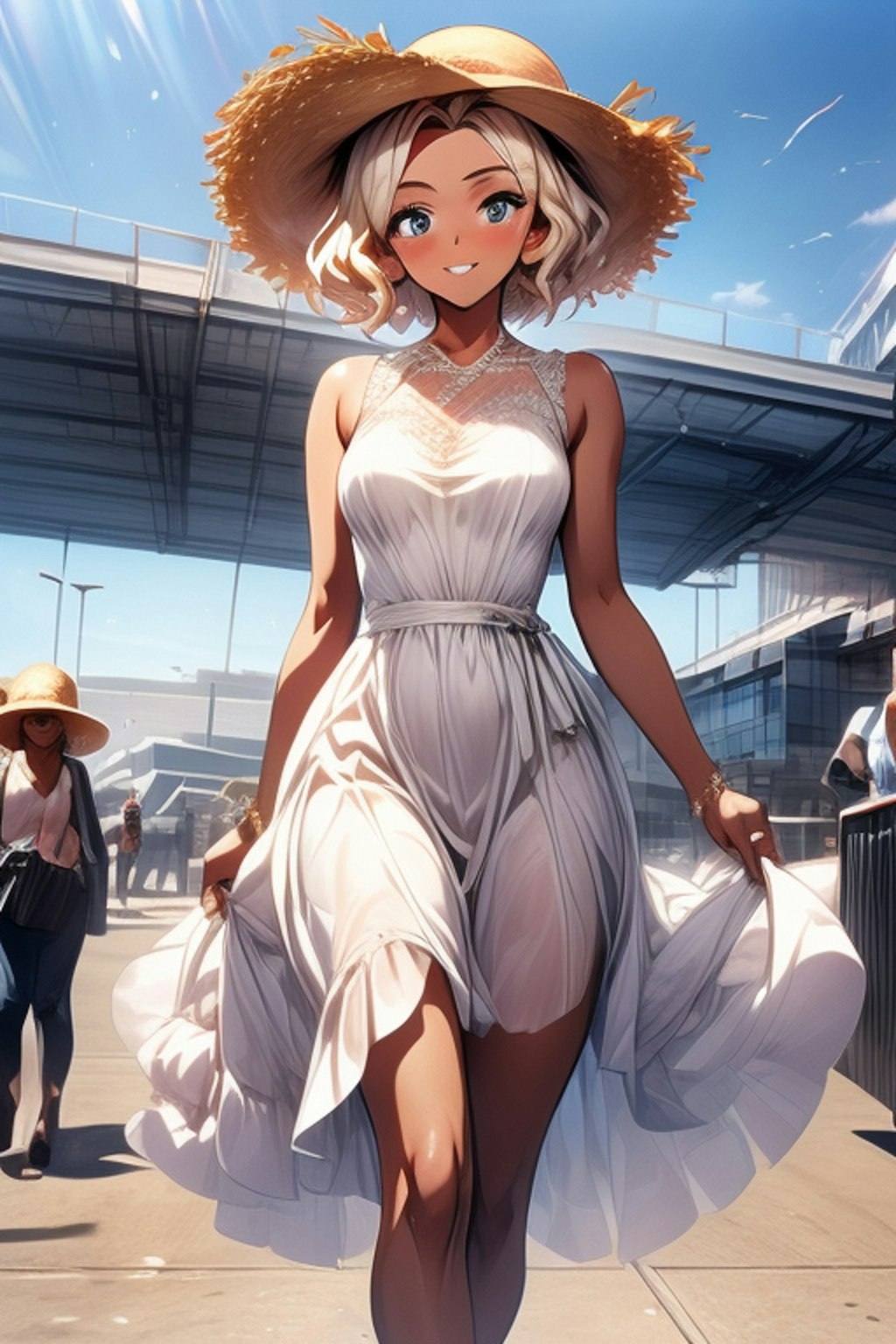 セレブな褐色美女
