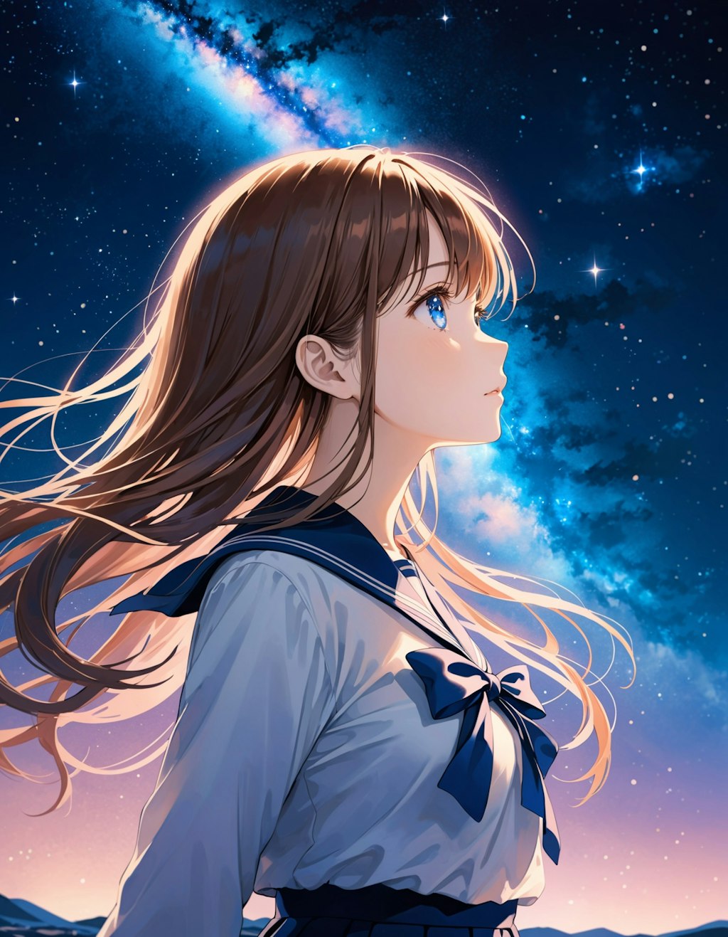 星空を見上げて