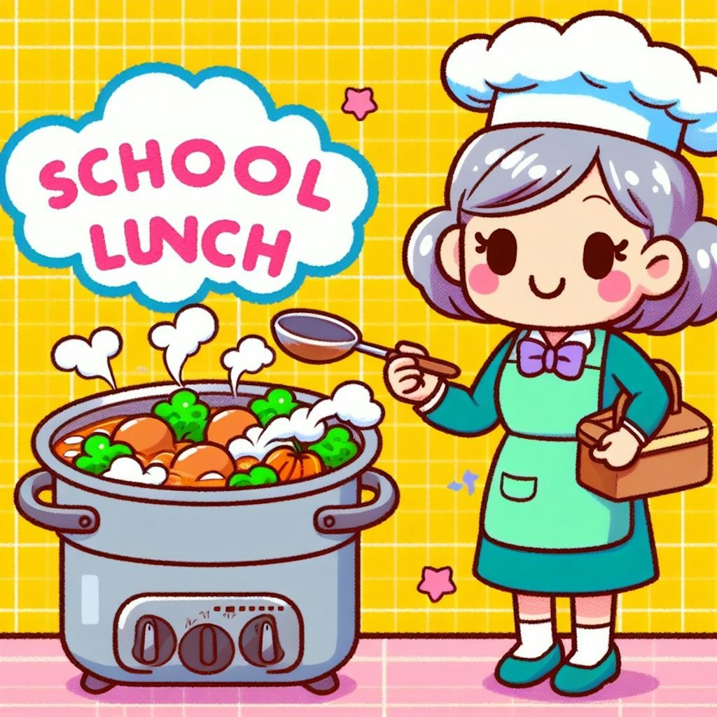 school lunch シチュー