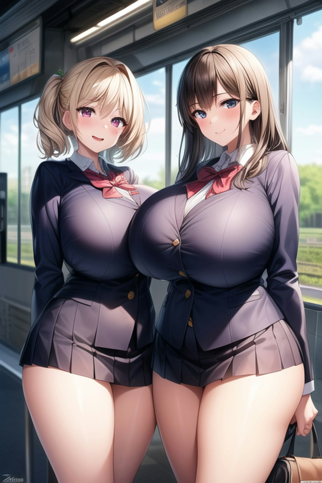 爆乳シリーズ@電車2