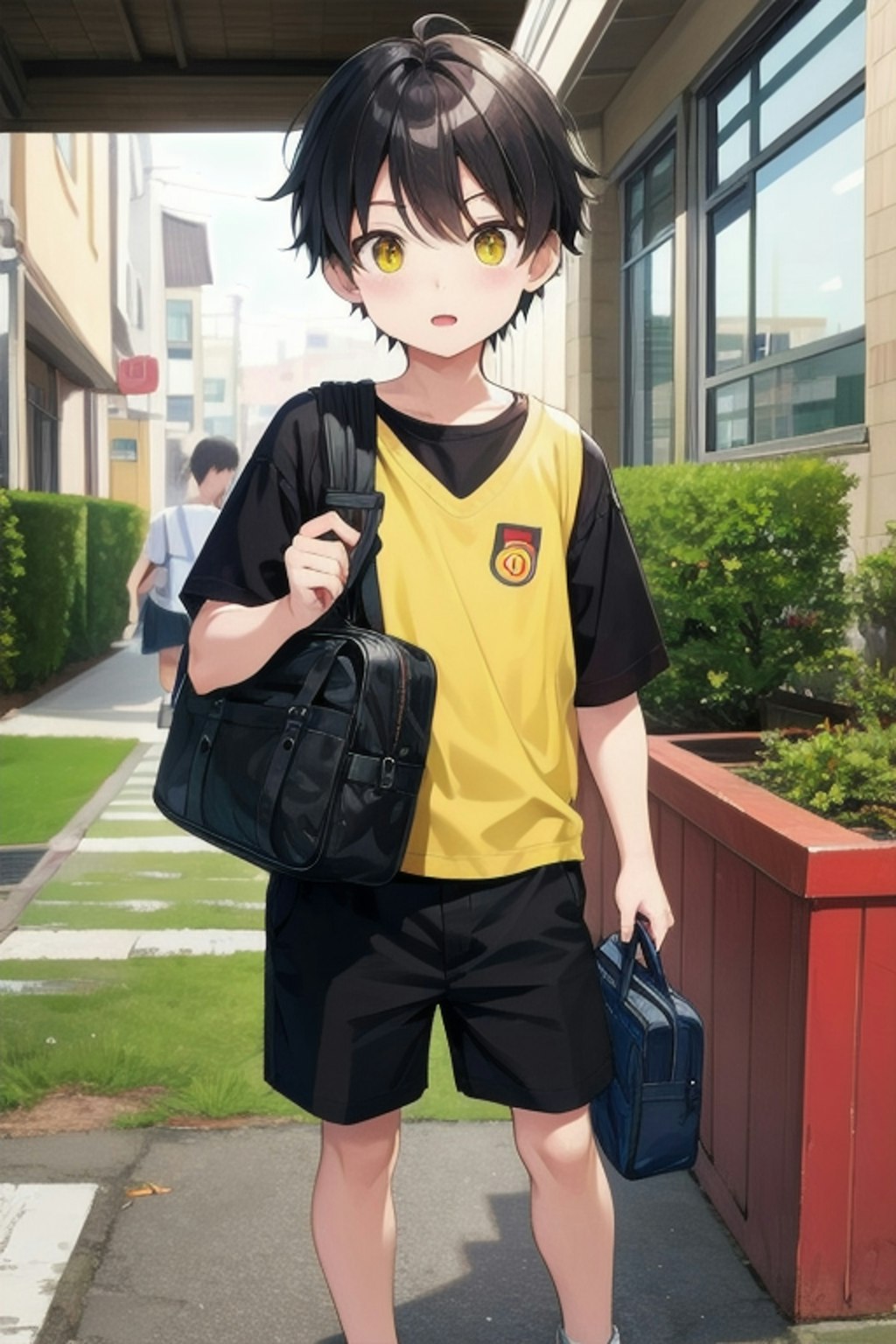 小学生男子