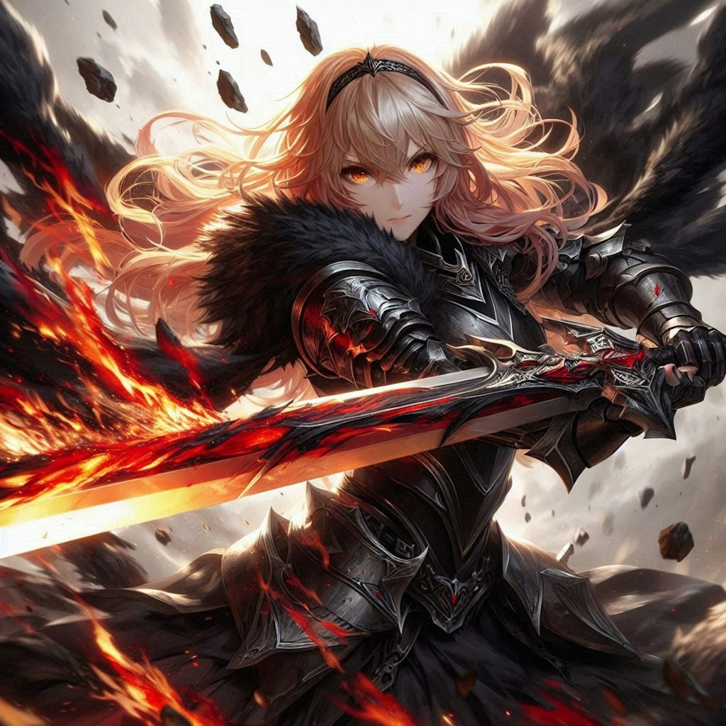 ブロンドの女騎士さん689