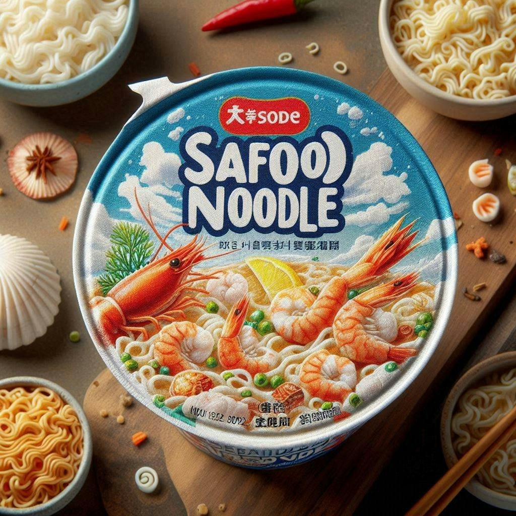 カップ麺seafoodnoodle