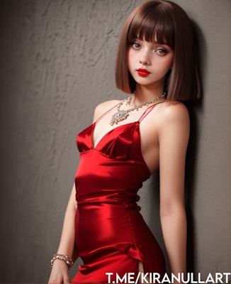 赤いドレス - The red dress