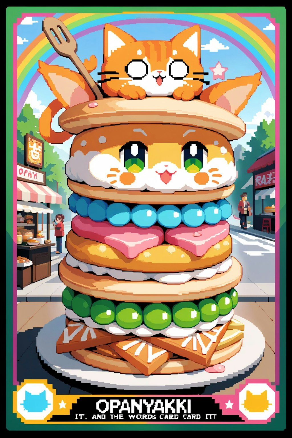 今日はねこバーガー