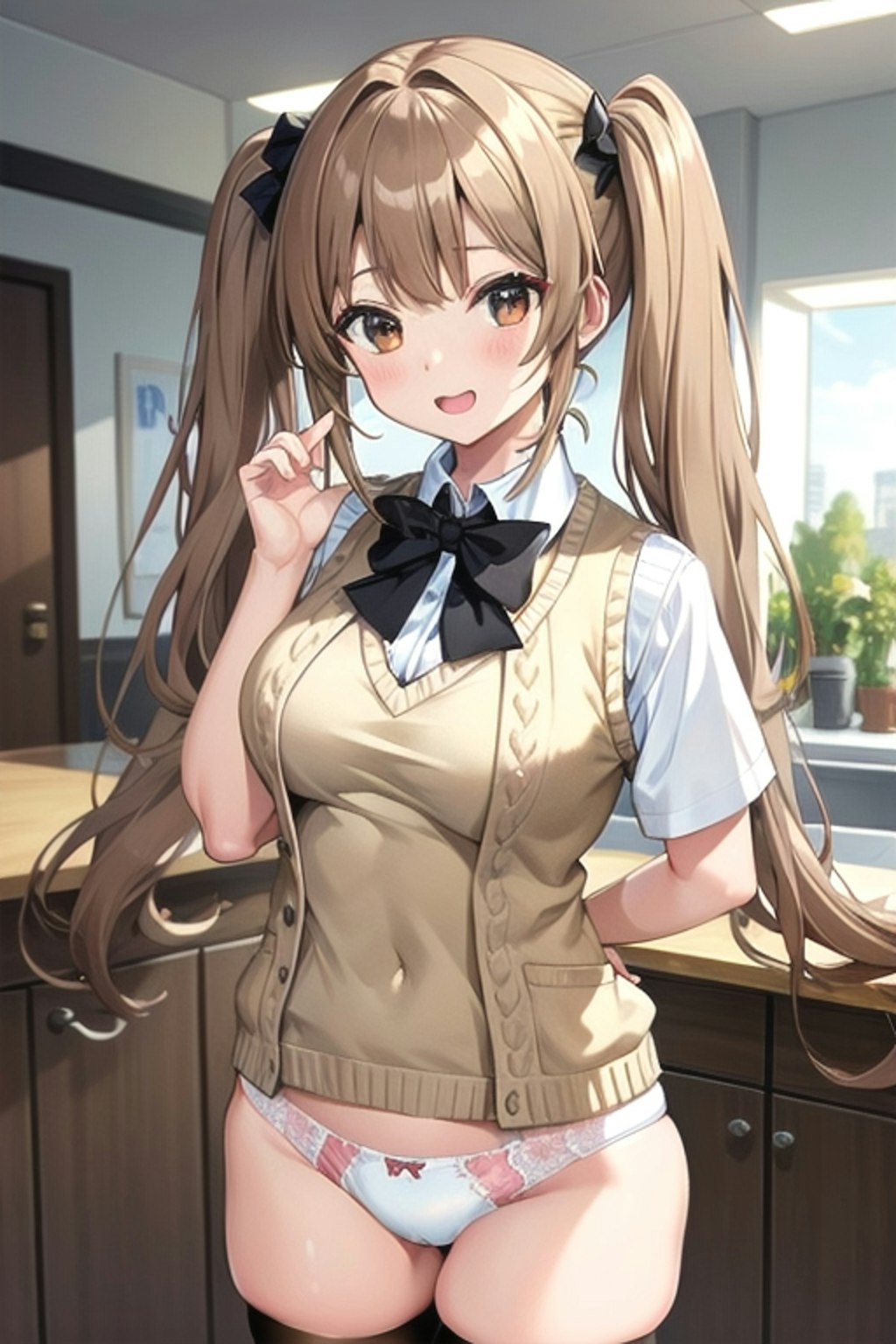 School twintails girl