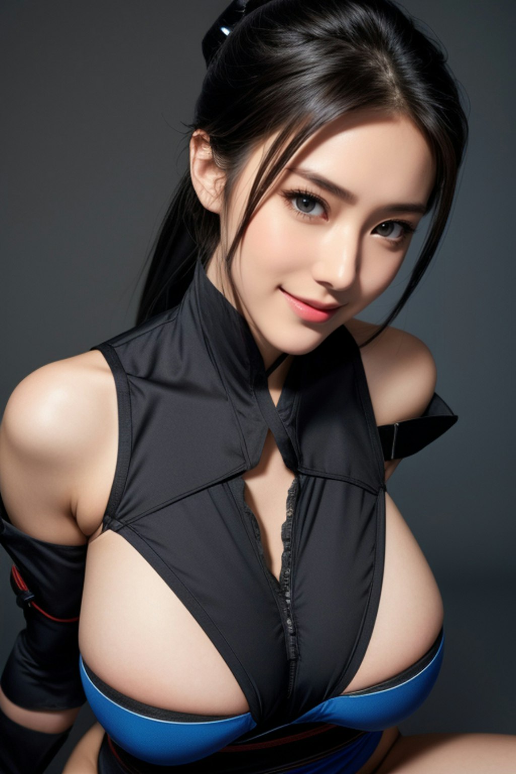Enchanted Beauty Ninja AI美女が放つ華やかな忍び装束 01