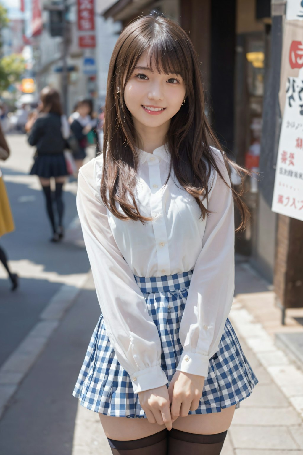 綺麗な足のパン屋の店員 2