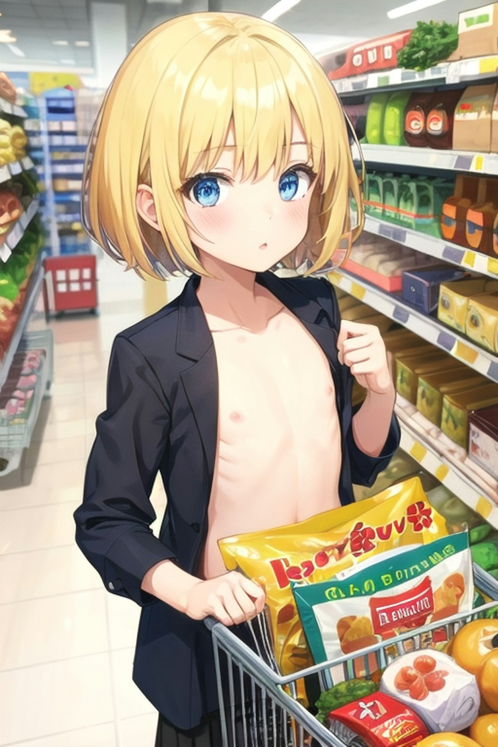 スーパーちちぷい、店員の特徴