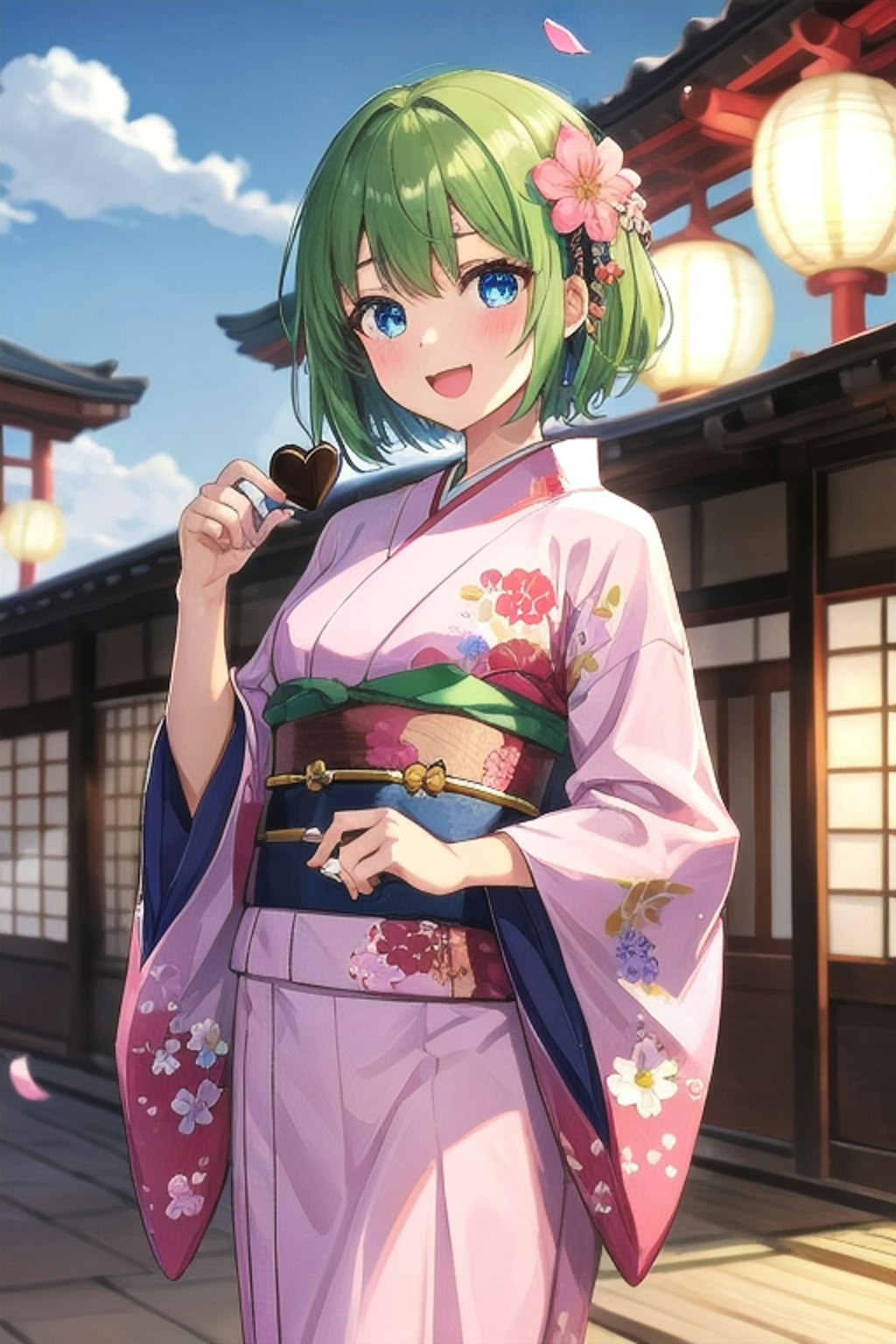 和装バレンタイン