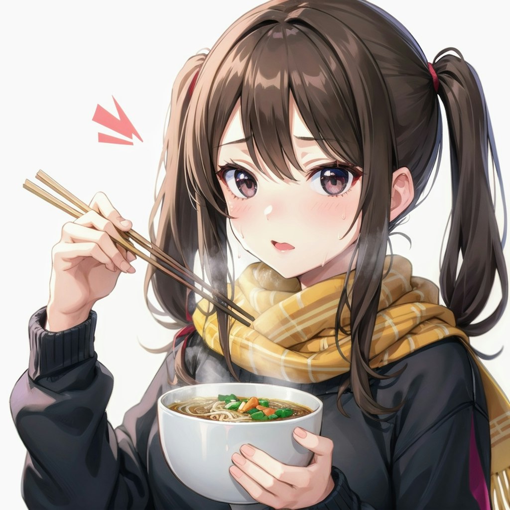 ラーメンと、美少女