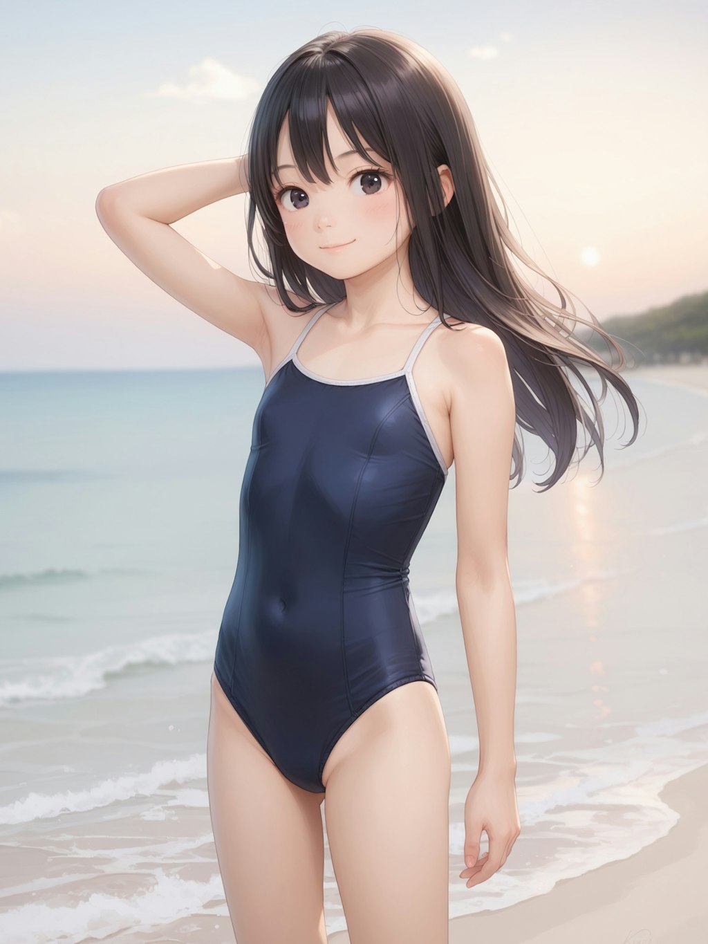 黒髪少女